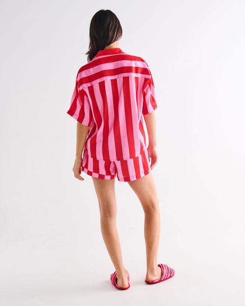 santa baby satin pyjama set