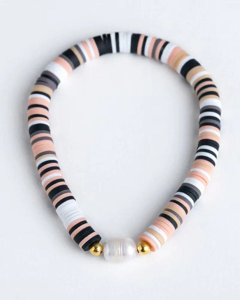 heishi bead bracelet