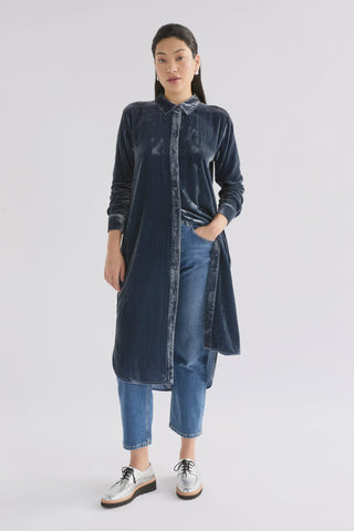 Suuri velvet shirt dress