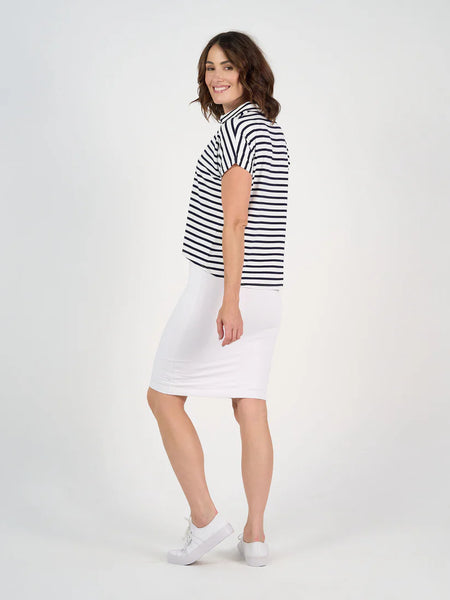 rush short sleeve collared polo