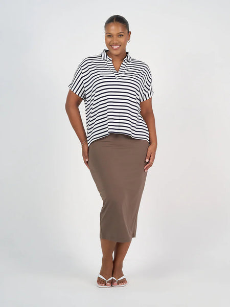 rush short sleeve collared polo