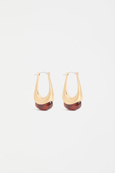 ELK korvvo long hoop earring