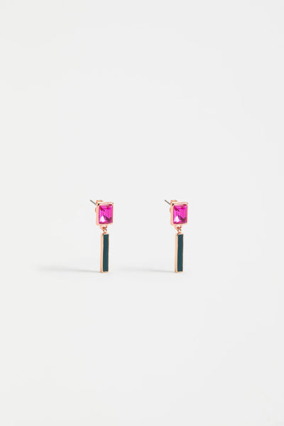 ELK - ival short drop earring