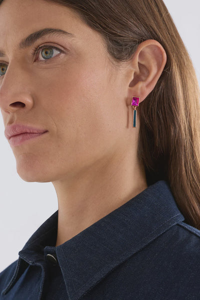 ELK - ival short drop earring
