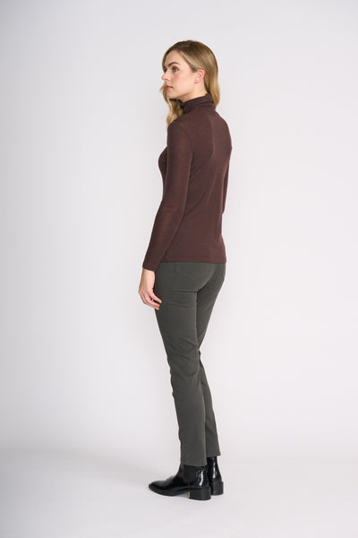 FO4171 fine merino polo neck