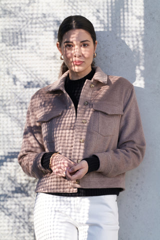 FO8118 wool monty jacket