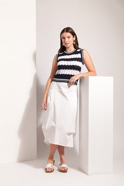 FO8358 in tucks skirt