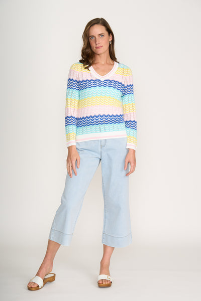 FO8183 jean queen crop