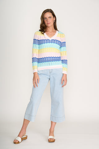 FO8183 jean queen crop