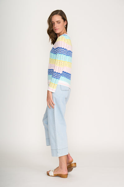 FO8183 jean queen crop