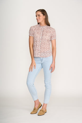 FO8214 ultimate crush cap sleeve shirt