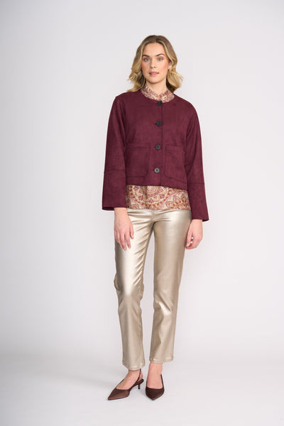 FO8392 looking suede jacket