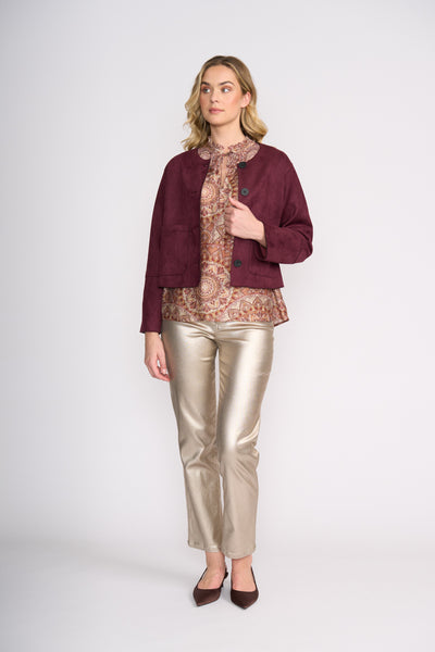 FO8392 looking suede jacket