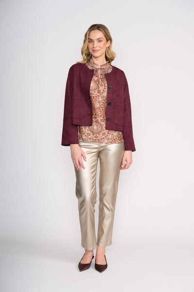 FO8392 looking suede jacket
