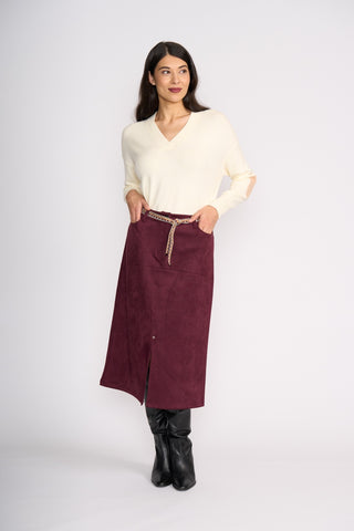 FO8394 suede dreams skirt