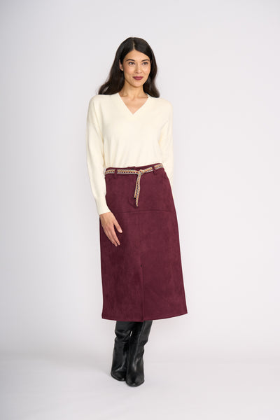 FO8394 suede dreams skirt