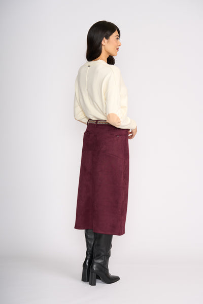 FO8394 suede dreams skirt