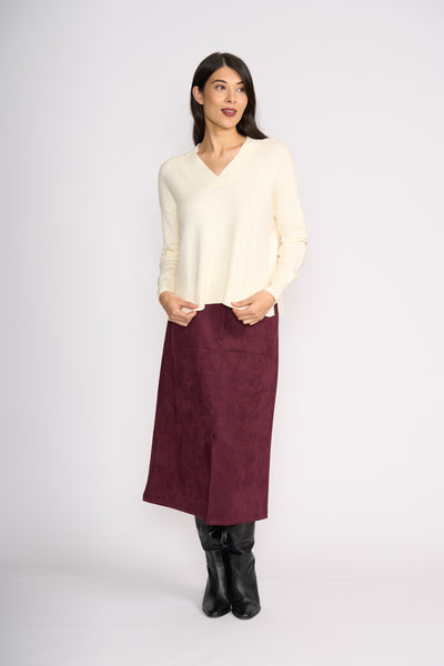 FO8394 suede dreams skirt