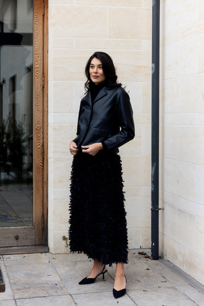 FO8482 faux real jacket