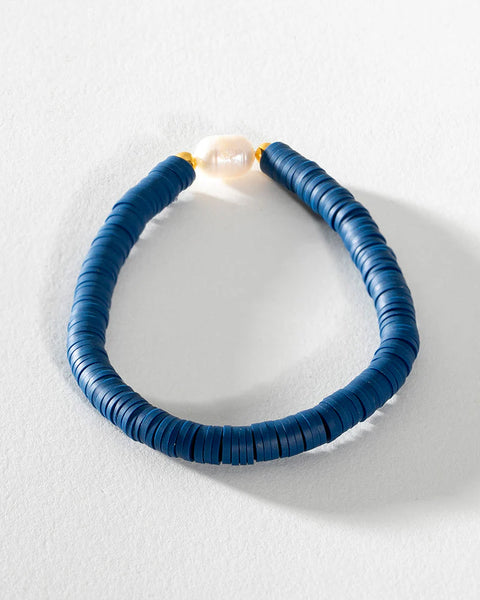 heishi bead bracelet