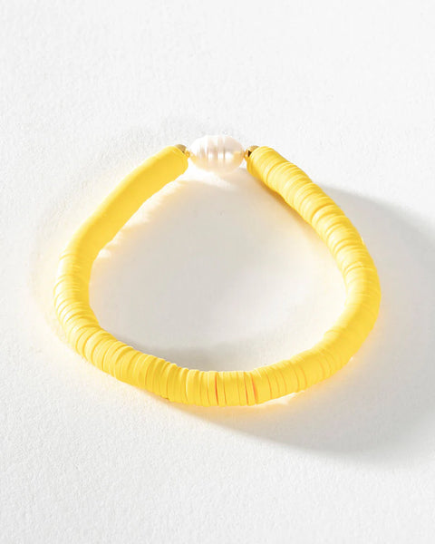 heishi bead bracelet