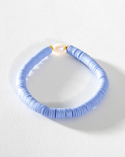 heishi bead bracelet