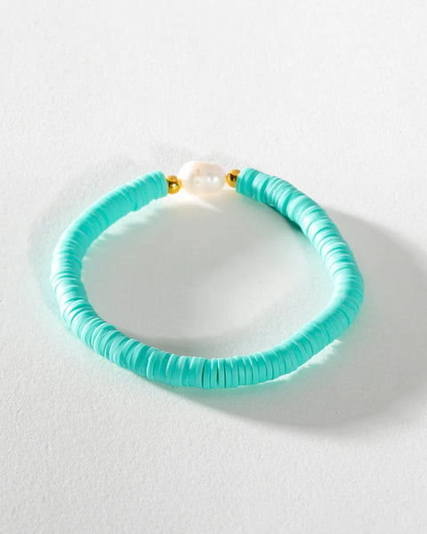 heishi bead bracelet