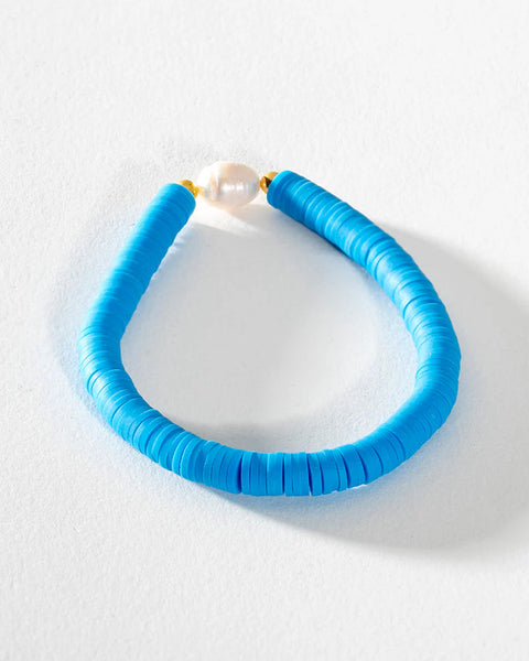 heishi bead bracelet