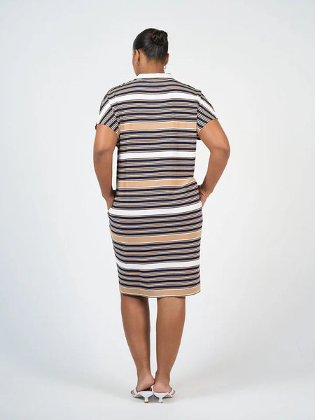naomi collared t-shirt dress