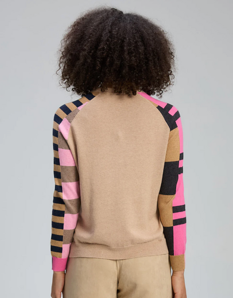 colour block jumper