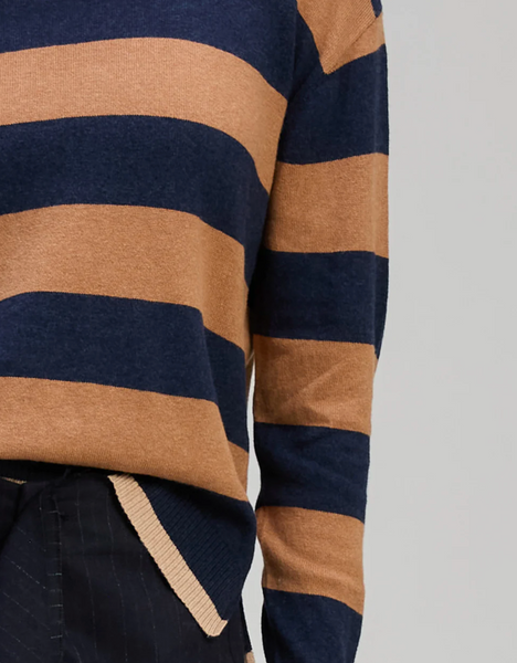 stripe clash jumper