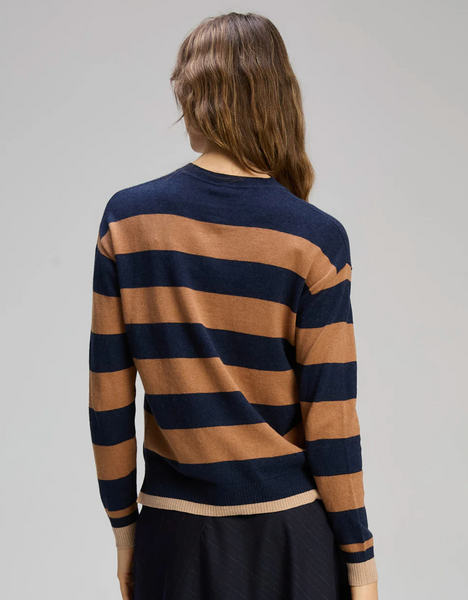 stripe clash jumper
