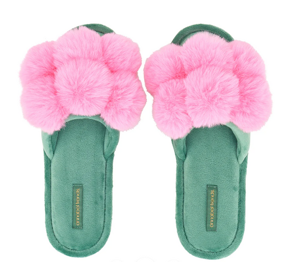 pom pom slipper