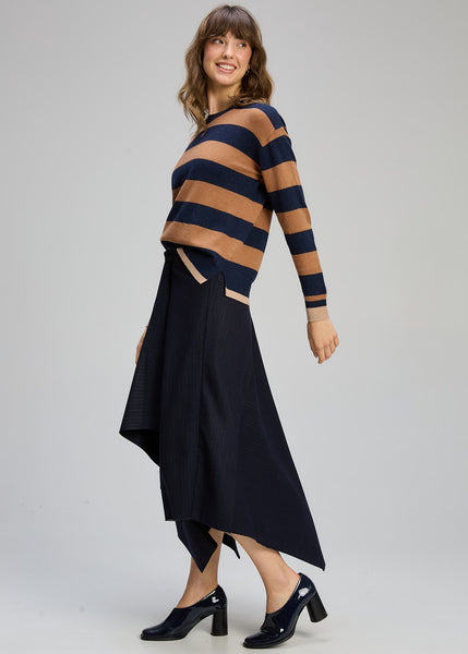 stripe clash jumper