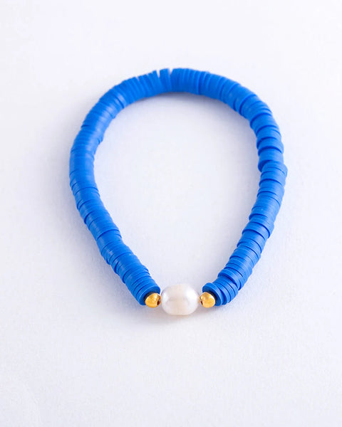 heishi bead bracelet