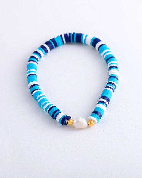 heishi bead bracelet