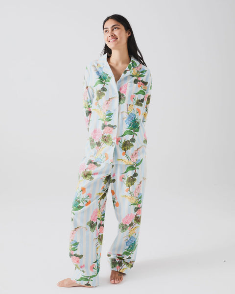 bouquet beauty stripe pyjama set