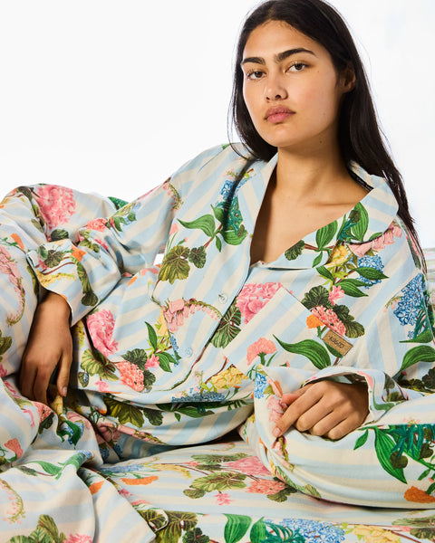 bouquet beauty stripe pyjama set