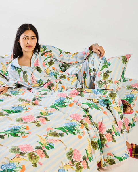 bouquet beauty stripe pyjama set
