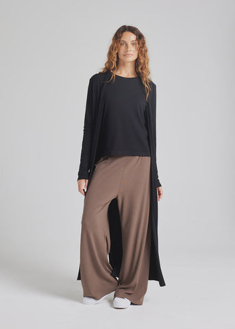 joplin ribbed wide leg pant